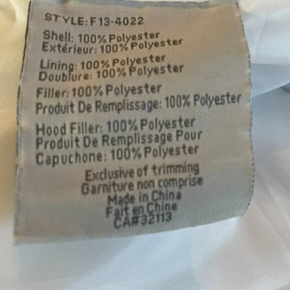 F.O.G. London Fog winter parka coat, white size 14 girl. - Picture 16 of 16